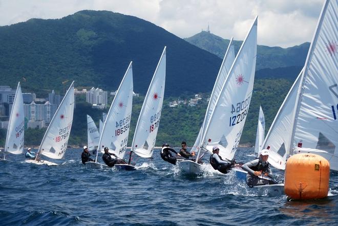 Laser Radial Start - HK Festival of Sport Open Dinghy Regatta 2015 © Eileen Sze http://www.rhkyc.org.hk/